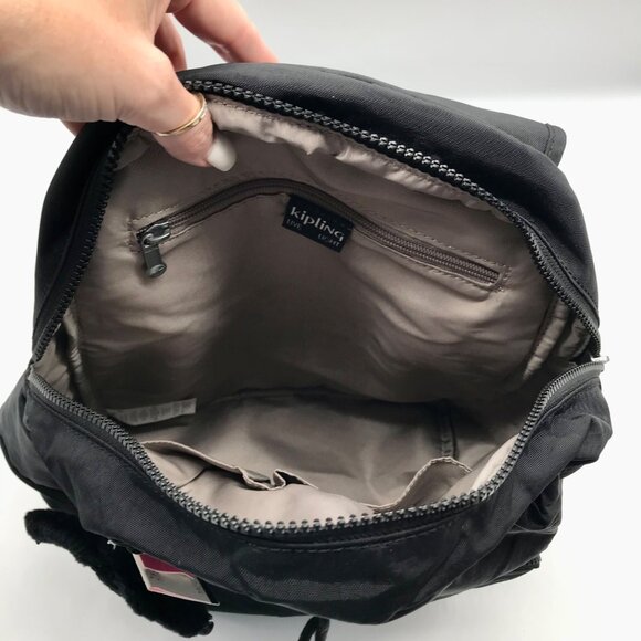 Kipling Black Noir Nylon City Pack Backpack main image 4